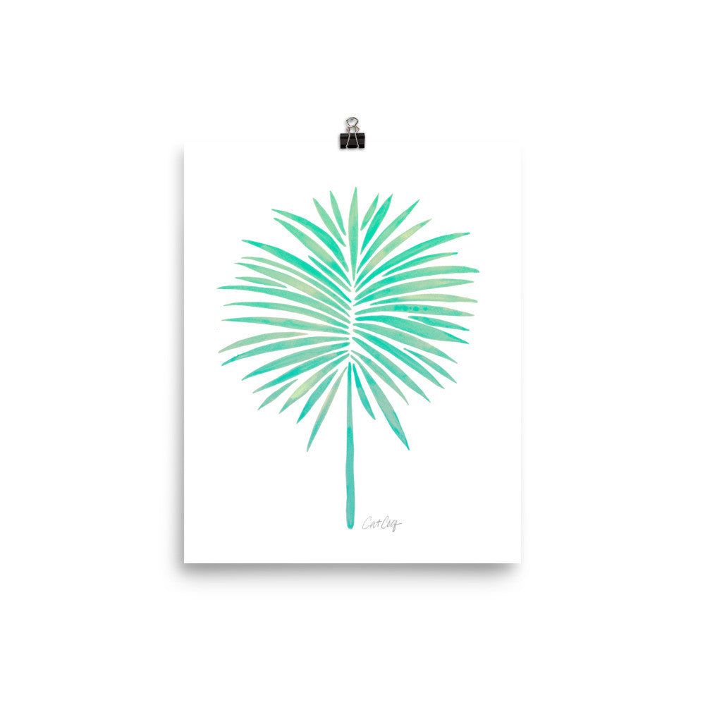 Fan Palm – Mint Palette • Art Print