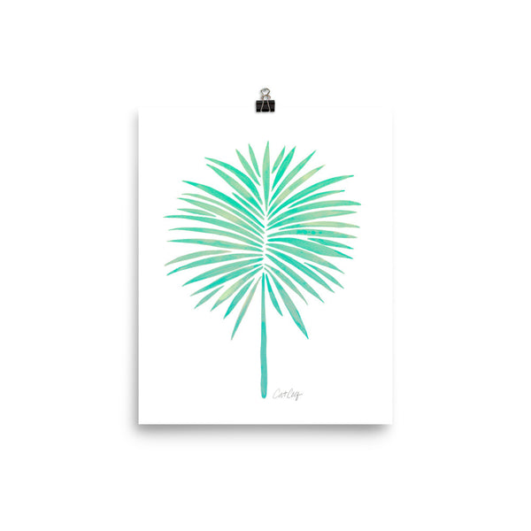 Fan Palm – Mint Palette • Art Print