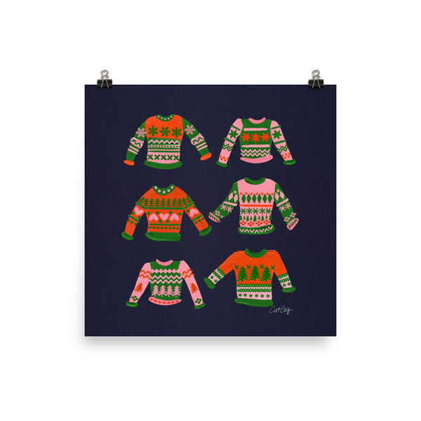 Christmas Sweaters - Green Red