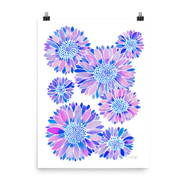 Sunflower Blooms – Indigo