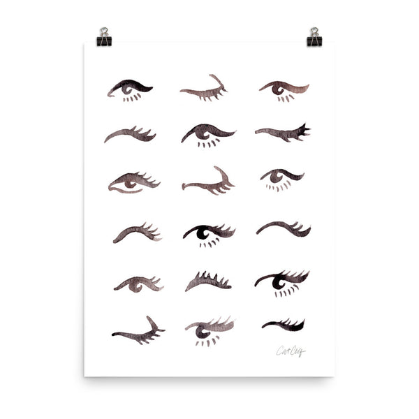 Mascara Envy – Black Palette • Art Print