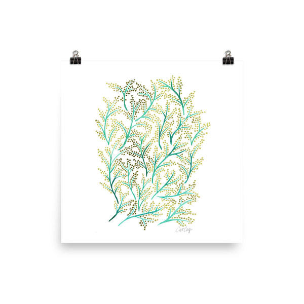 Branches - Green & Gold