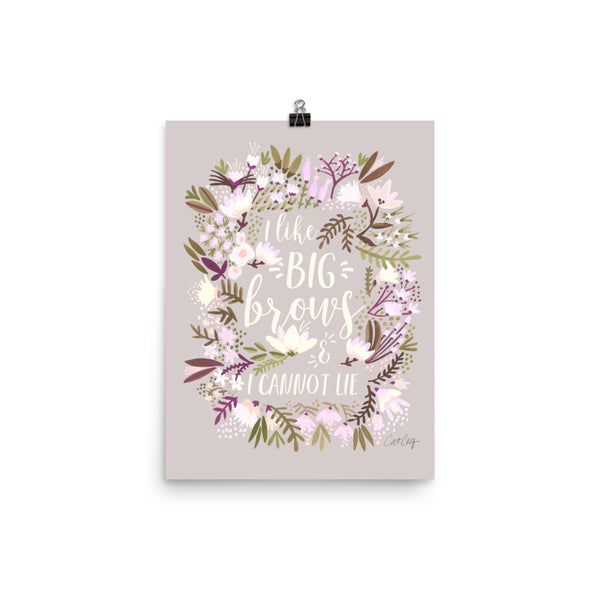 Big Brows – Spring Palette • Art Print