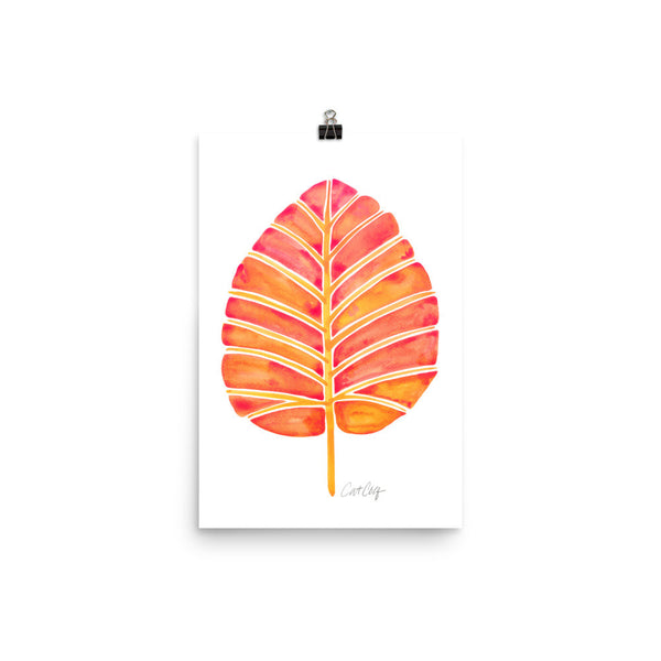 Elephant Ear Alocasia – Melon Palette • Art Print