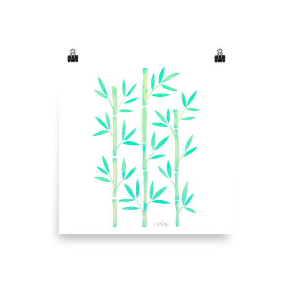 Bamboo – Mint Palette • Art Print
