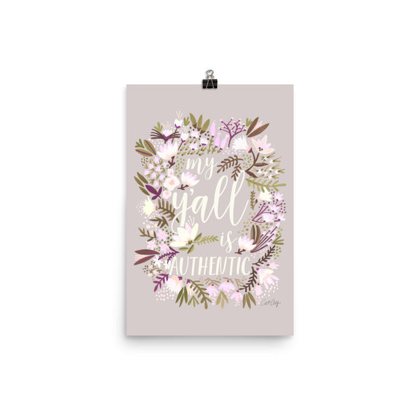 My Y'all is Authentic – Spring Palette • Art Print