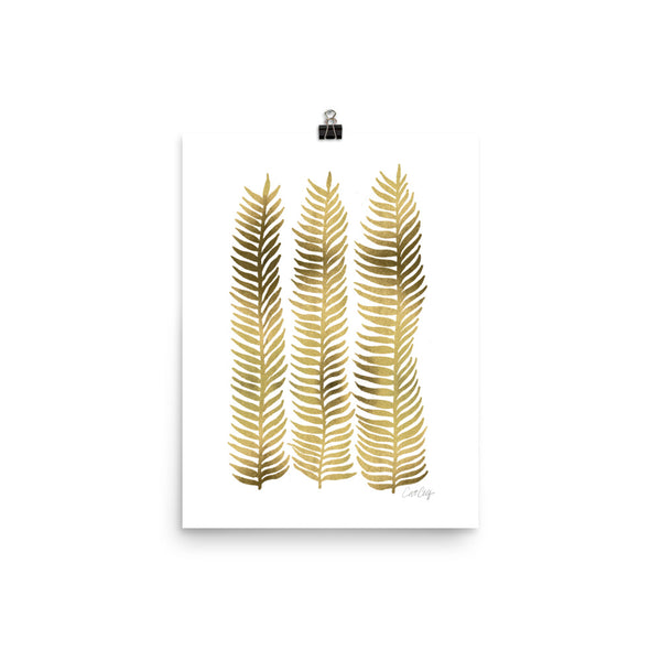 Stems – Gold Palette • Art Print