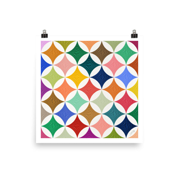 Eclipse Pattern - Rainbow