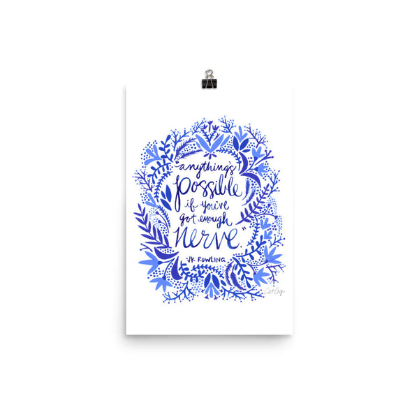 Anything’s Possible – Navy Palette • Art Print