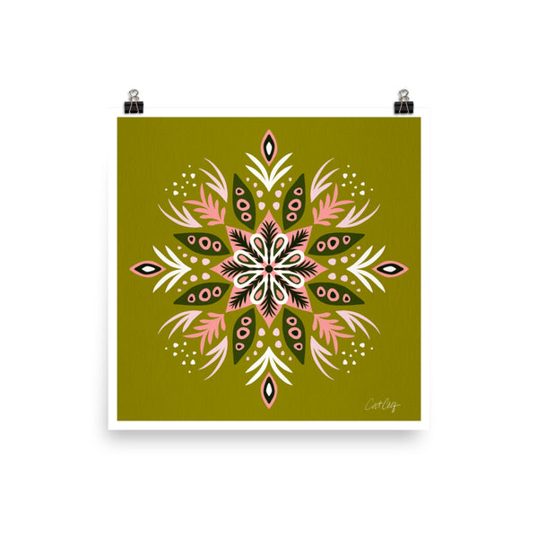 Thorny Mandala - Sage Pink