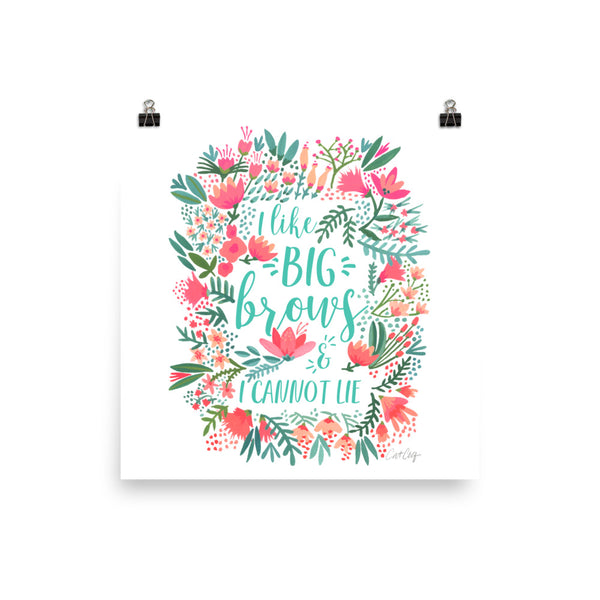 Big Brows – Juicy Palette • Art Print
