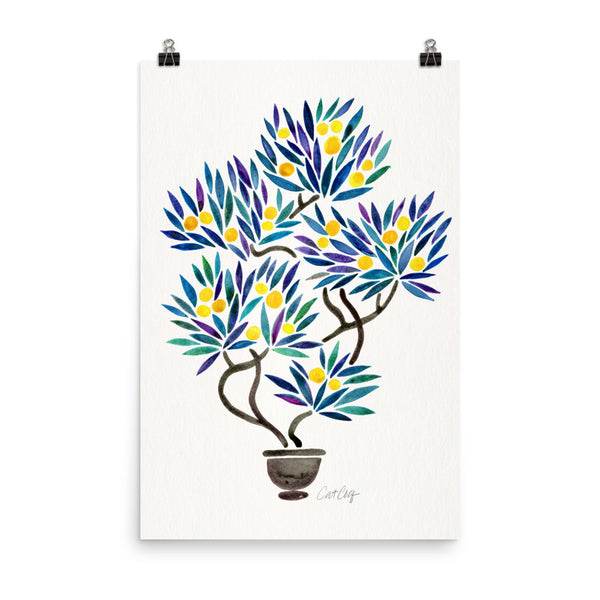 Bonsai Fruit Tree – Little Lemons • Art Print