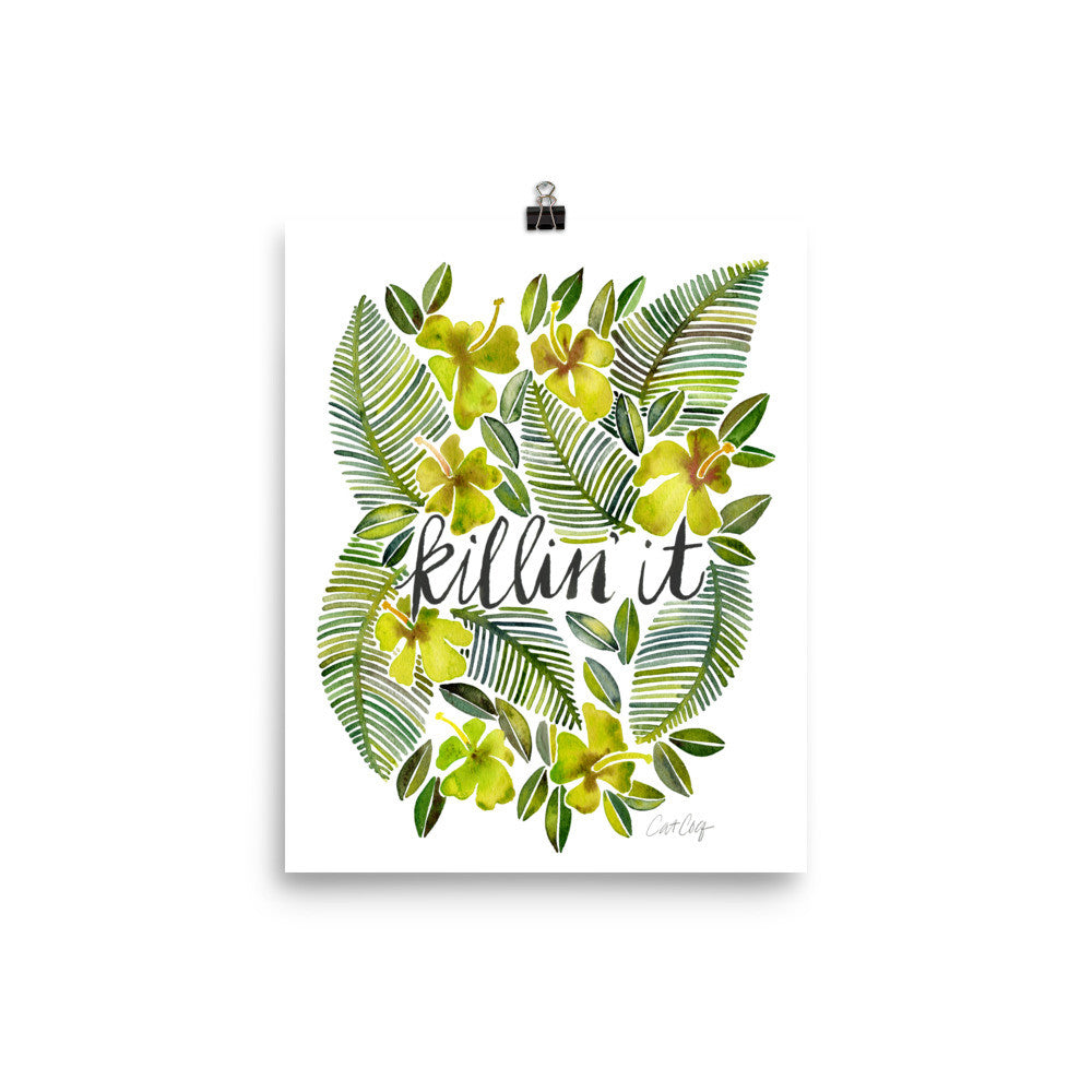 Killin' It – Yellow Palette • Art Print