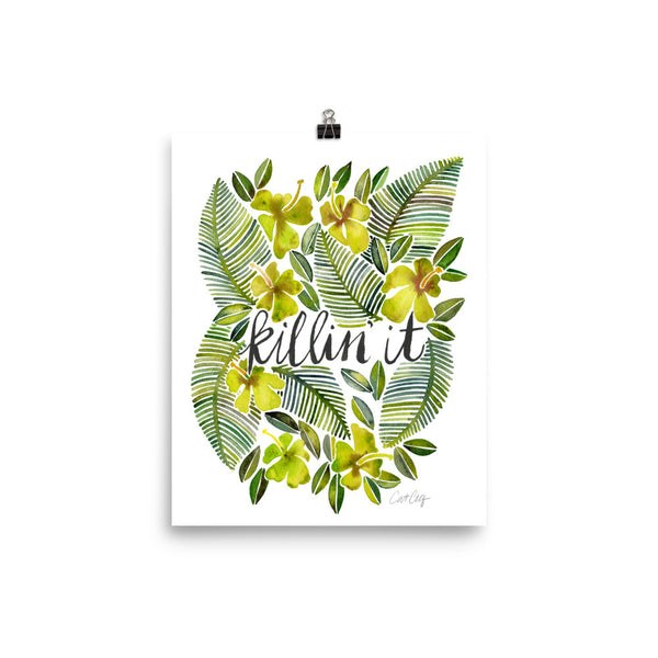 Killin' It – Yellow Palette • Art Print