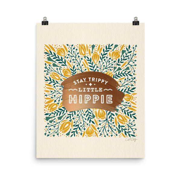 Stay Trippy Little Hippie - Cream