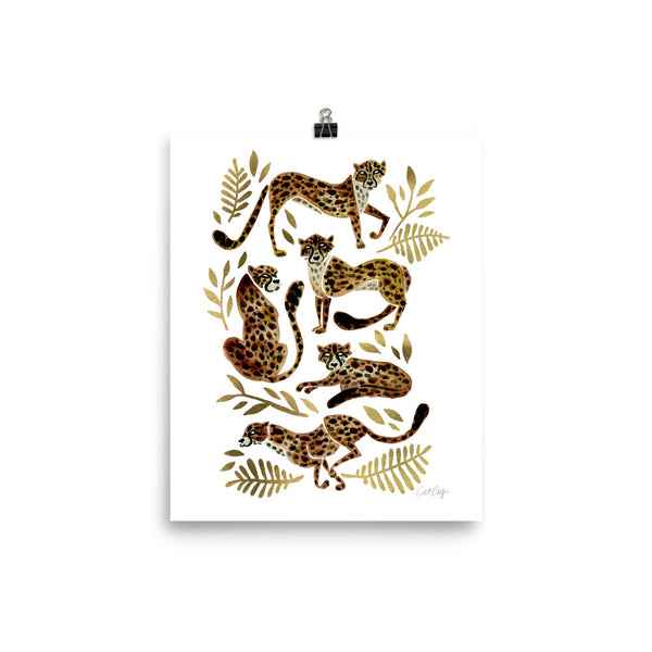 Cheetah Collection - Mocha Gold