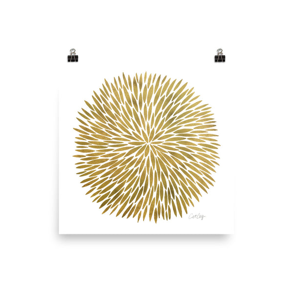 Golden Burst • Art Print