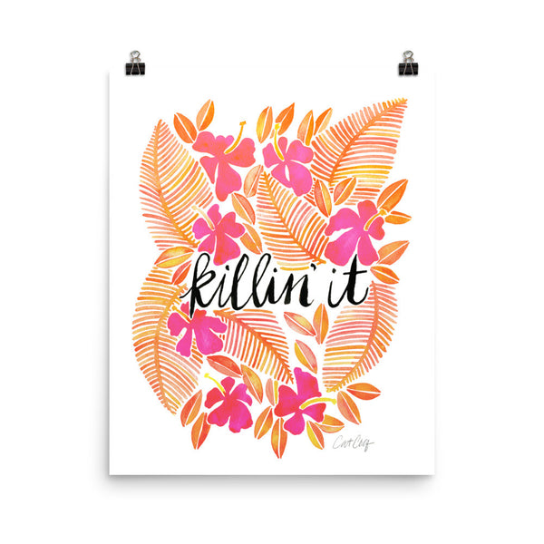 Killin' It – Melon Ombré Palette • Art Print