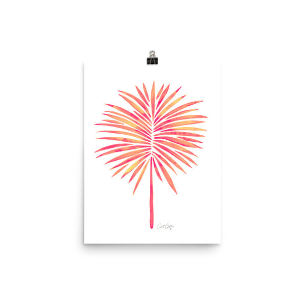 Fan Palm – Pink Palette • Art Print