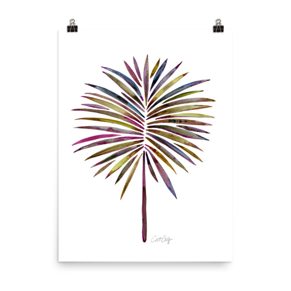 Fan Palm – Vintage Palette • Art Print