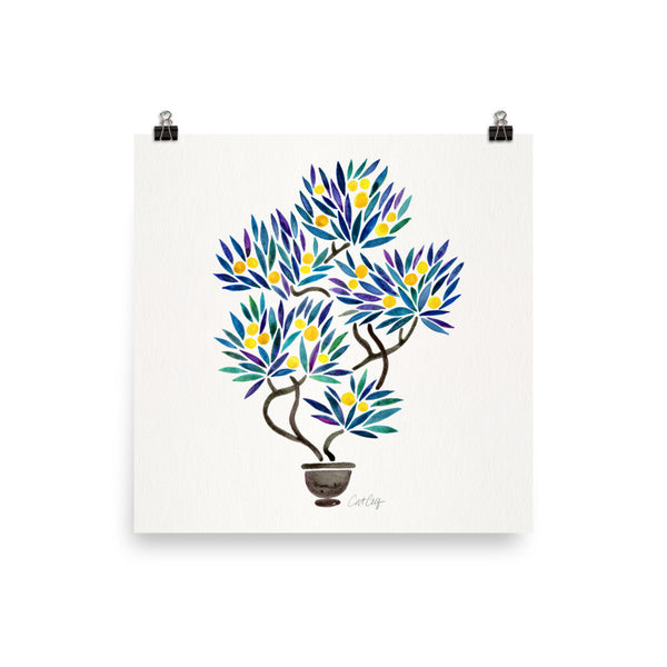 Bonsai Fruit Tree – Little Lemons • Art Print