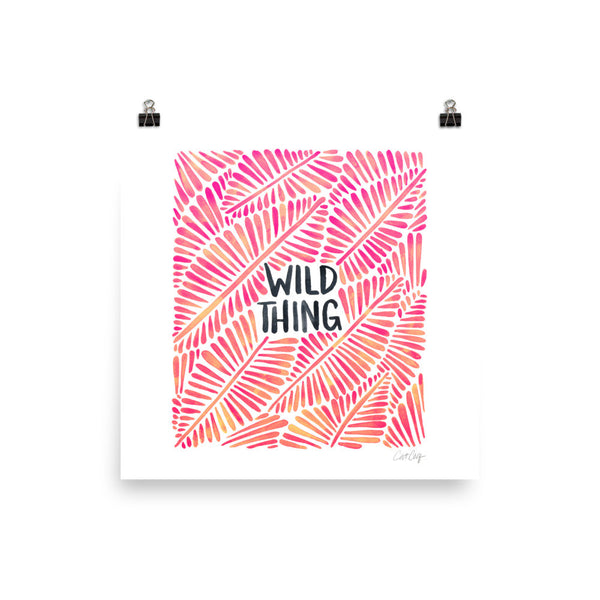 Wild Thing – Pink Palette • Art Print