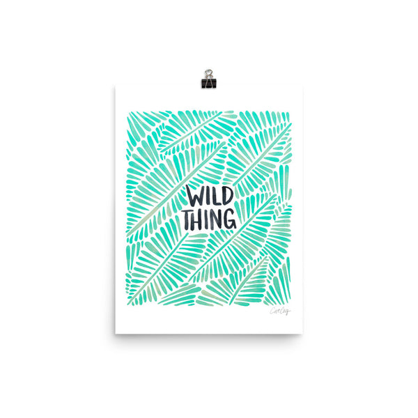 Wild Thing – Mint Palette  •  Art Print
