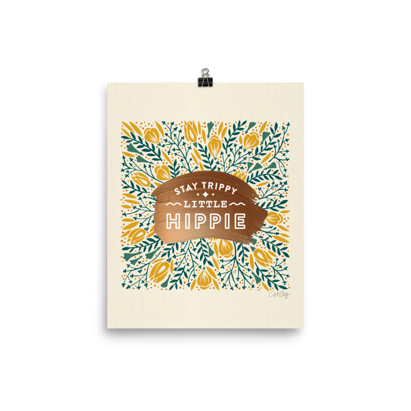 Stay Trippy Little Hippie - Cream