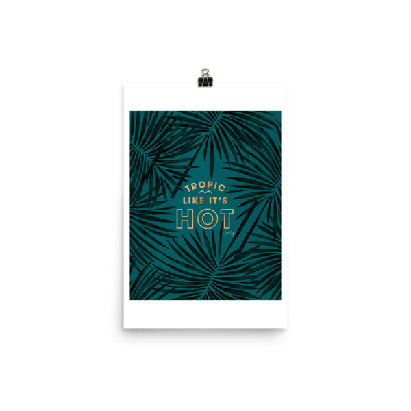 Tropic Like It's Hot - Turquoise