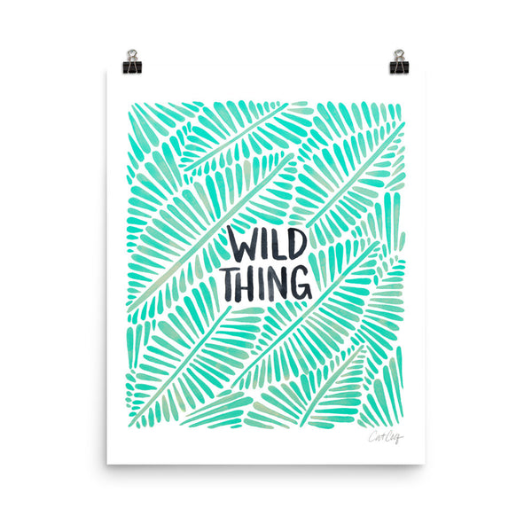 Wild Thing – Mint Palette  •  Art Print