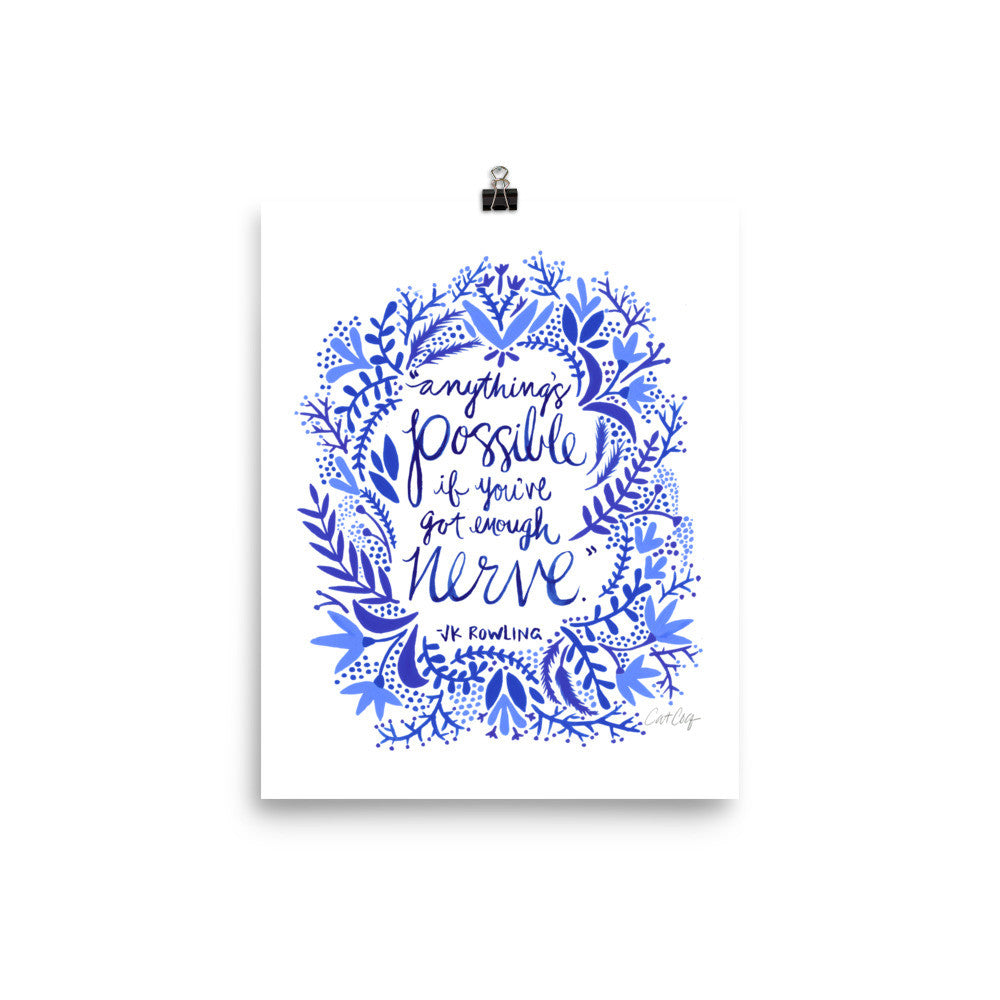 Anything’s Possible – Navy Palette • Art Print