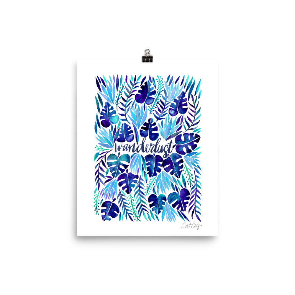 Wanderlust – Blue Palette • Art Print