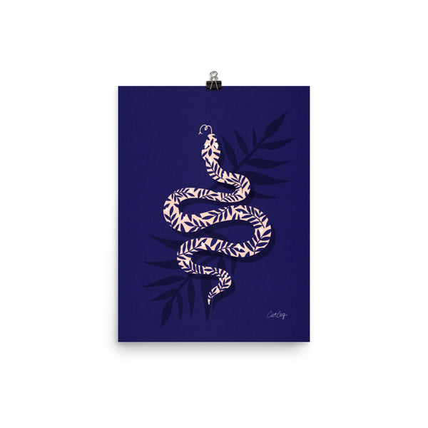 Tropical Serpent  - Cobalt Blush