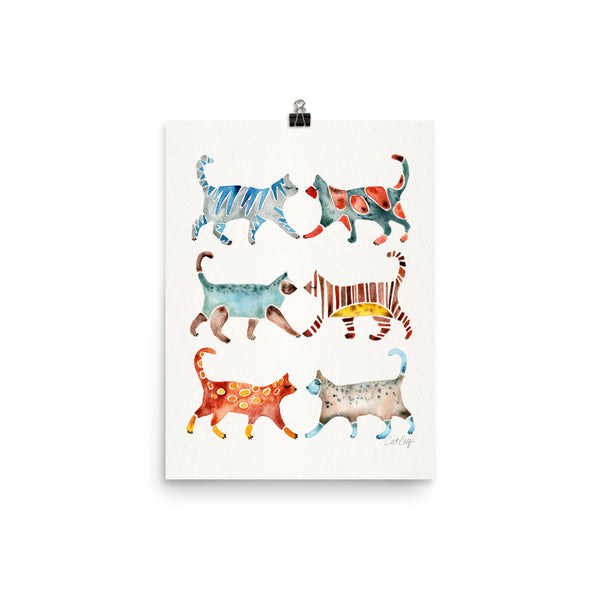 Cat Collection – Original Palette • Art Print