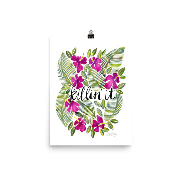 Killin' It – Magenta Palette • Art Print