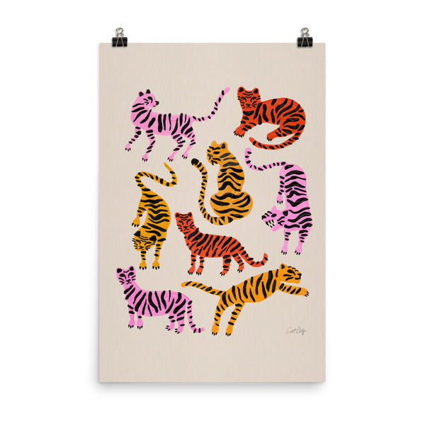 Tiger Collection - Pink & Yellow