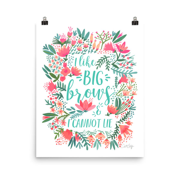 Big Brows – Juicy Palette • Art Print