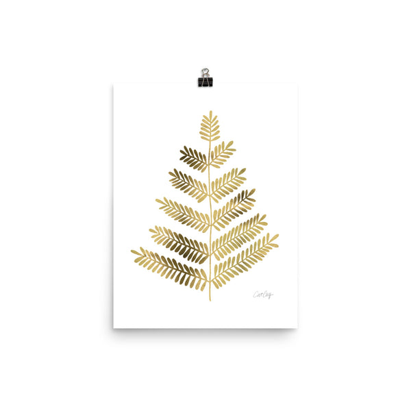 Leaflets – Gold Palette • Art Print