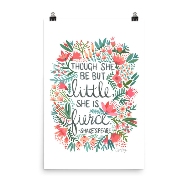 Little & Fierce • Art Print