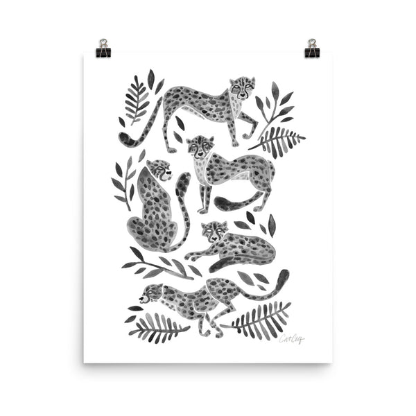 Cheetah Collection - Black