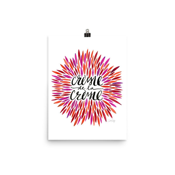 Crème de la Crème – Red Palette • Art Print