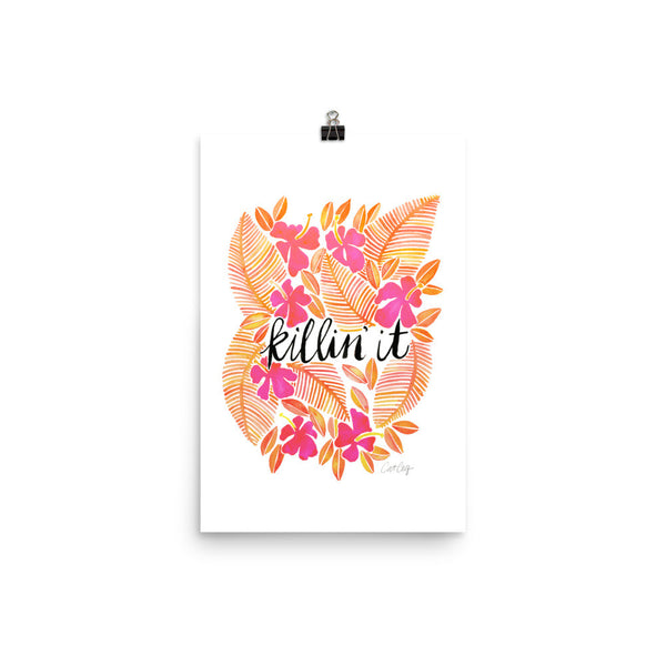 Killin' It – Melon Ombré Palette • Art Print