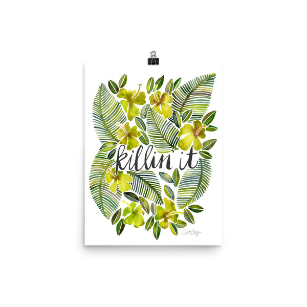 Killin' It – Yellow Palette • Art Print
