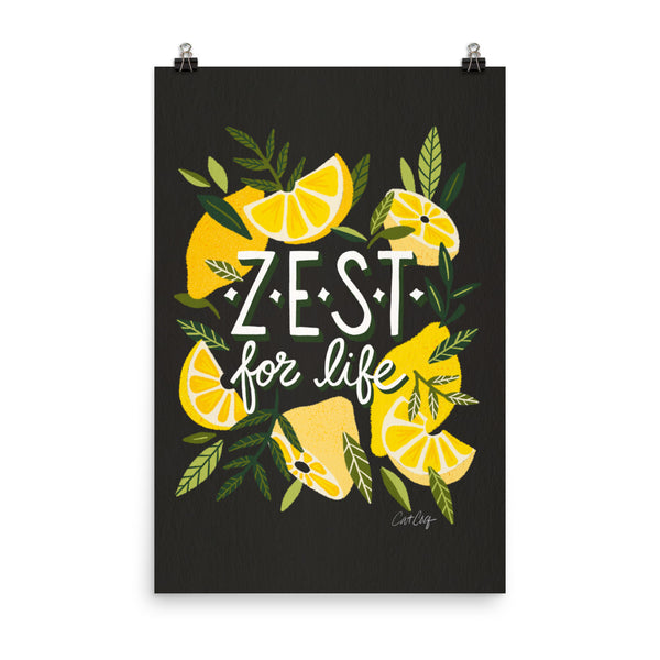 Zest for LIfe - Charcoal