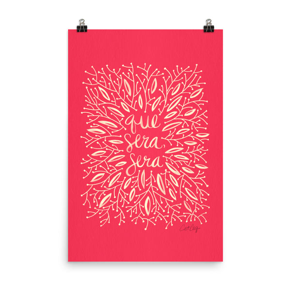 Whatever Will Be, Will Be – Illustrated Melon Palette • Art Print