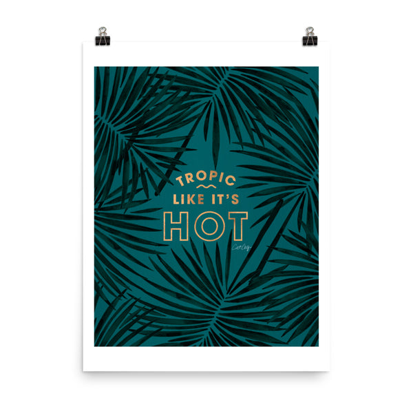 Tropic Like It's Hot - Turquoise