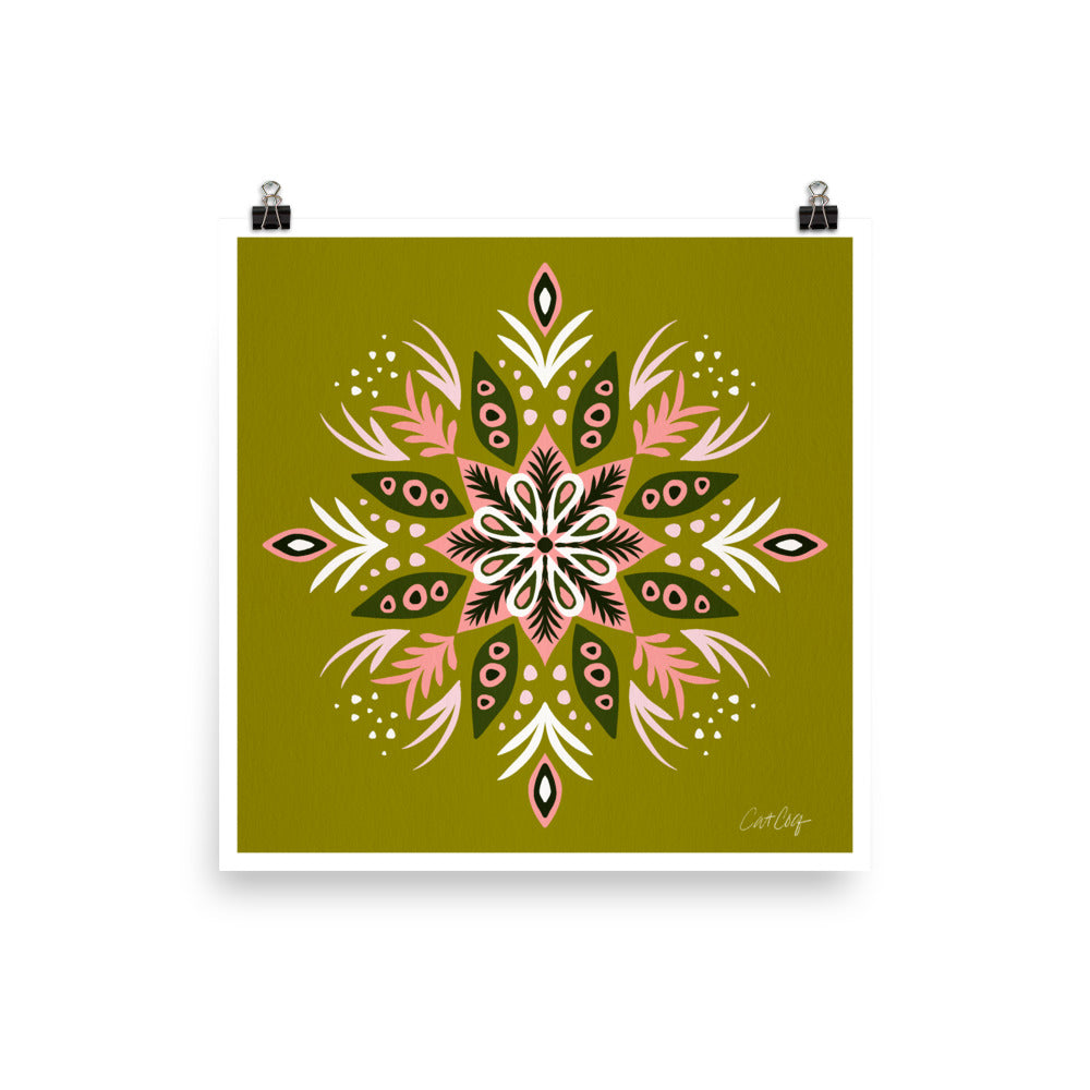 Thorny Mandala - Sage Pink