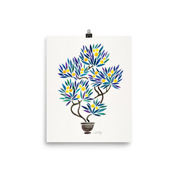 Bonsai Fruit Tree – Little Lemons • Art Print