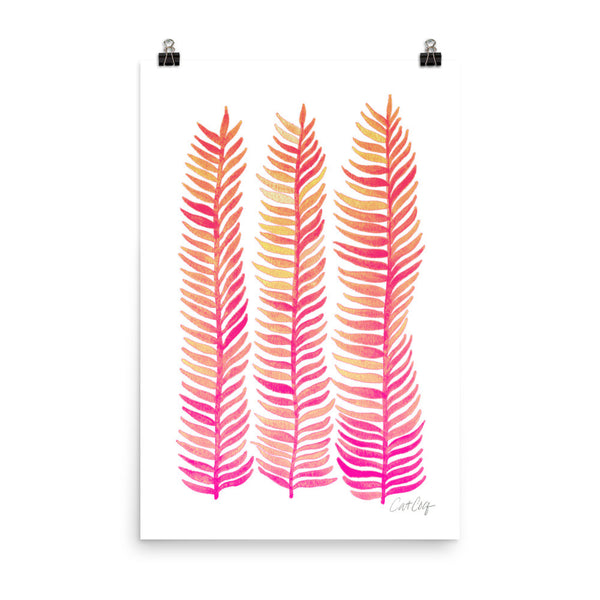 Stems – Pink Palette  •  Art Print
