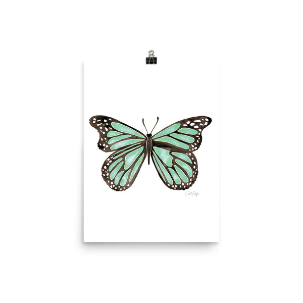 Butterfly – Mint Palette • Art Print